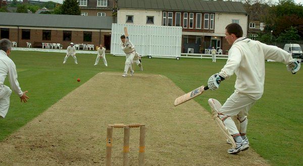 Miles Picknett is almost caught by Richard Minion
